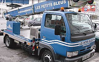 Camion de déménagement Les Petits Bleus